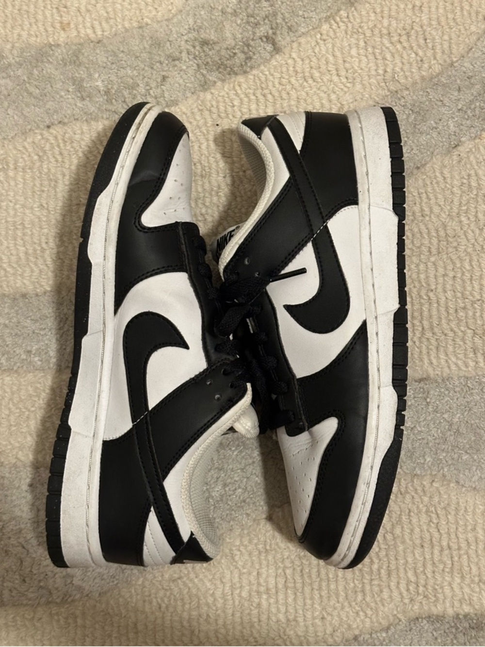 Nike Black and White Low-Top Dunks